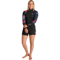 Frauen NuWave Solace Lite 2/2mm Rückenreißverschluss Frühlingsanzug Neoprenanzug